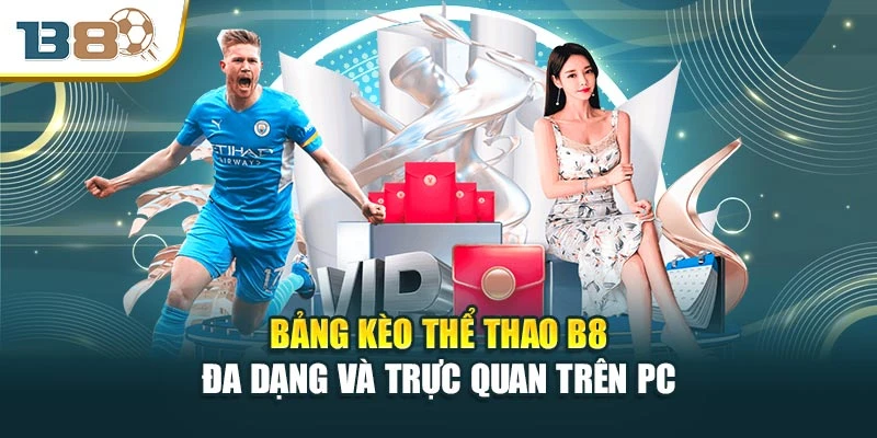 Bảng kèo thể thao B8 đa dạng và trực quan trên PC