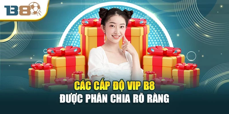 Các cấp độ vip B8 được phân chia rõ ràng