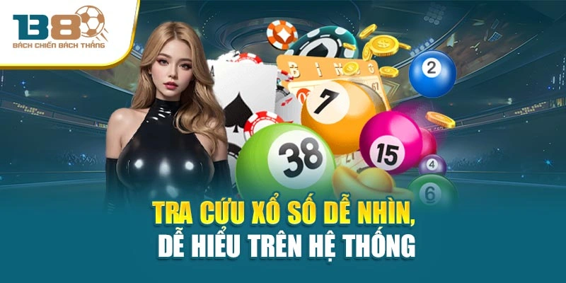 Tra cứu xổ số dễ nhìn, dễ hiểu trên hệ thống