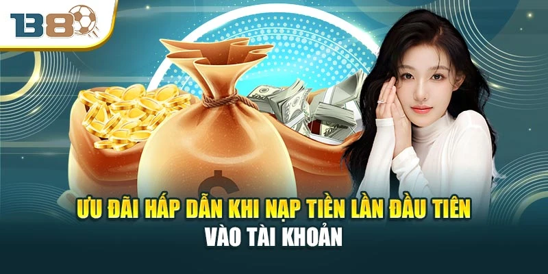 Ưu đãi hấp dẫn khi nạp tiền lần đầu tiên vào tài khoản