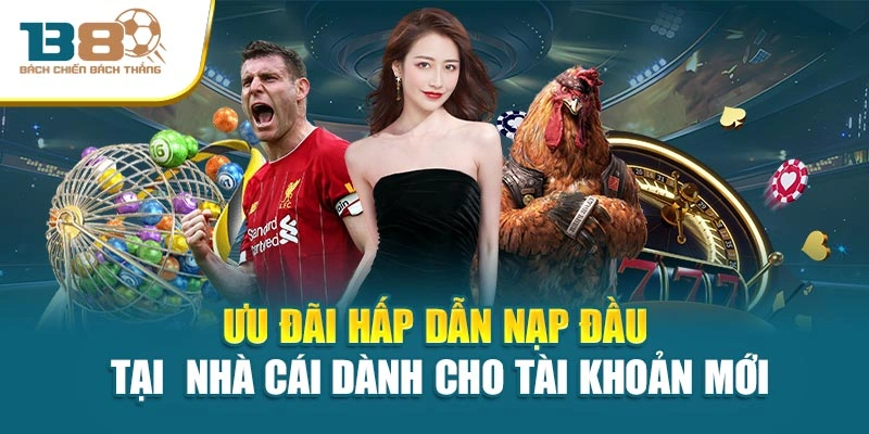 Ưu đãi hấp dẫn nạp đầu tại  nhà cái dành cho tài khoản mới